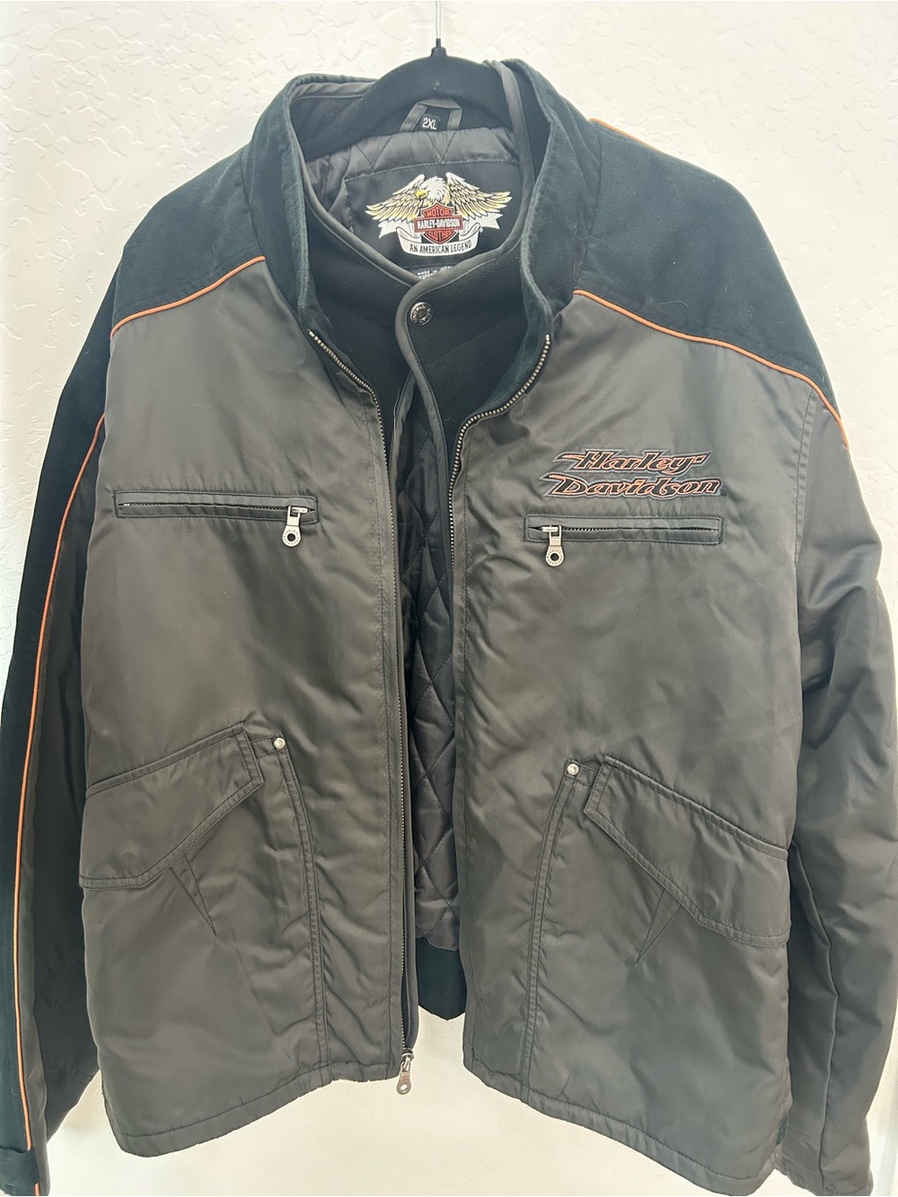 Harley-Davidson textile racing jacket with an embroidered logo 2XL